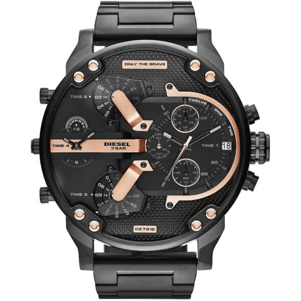 Original-Diesel-Watch-Men-Mr.Daddy-DZ7312-black-stainless-steel