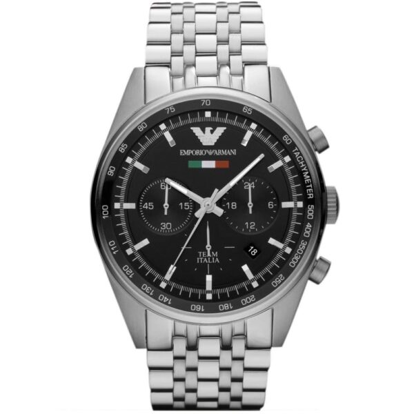 Original-Emporio-Armani-Watch-Men-Tazio-AR5983-black-stainless-steel-silver