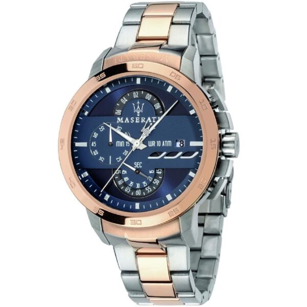 R8873619002-maserati-watch-quartz-chronograph-mens-blue-dial-silver-rose-gold-stainless-steel-metal-Ingegno