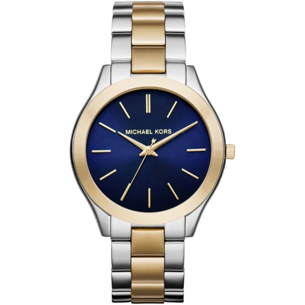 mk3479-michael-kors-watch-women-blue-dial-metal-stainless-steel-silver-gold-two-tone-strap-quartz-battery-analog-three-hand-runway-slim