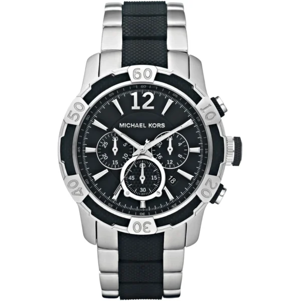 mk8199-michael-kors-watch-men-black-dial-metal-stainless-steel-rubber-silver-strap-quartz-battery-analog-chronograph-luxe-diver-big