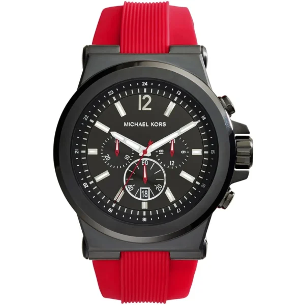 mk8382-michael-kors-watch-men-black-dial-rubber-red-strap-quartz-battery-analog-chronograph-dylan