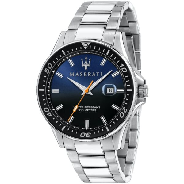 r8853140001-maserati-watch-men-black-blue-dial-metal-stainless-steel-silver-strap-quartz-battery-analog-three-hand-water-resistant-100-meters-sfida