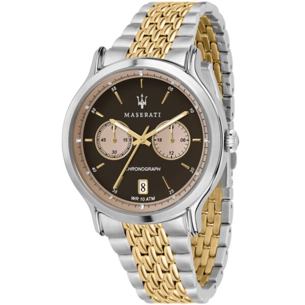 r8873638003-maserati-watch-men-brown-dial-metal-stainless-steel-silver-gold-two-tone-strap-quartz-battery-analog-chronograph-wr-10-atm-legend