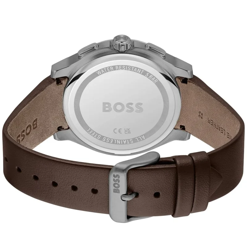 1514187-hugo-boss-watch-men-gray-dial-leather-brown-strap-quartz-battery-analog-chronograph-peak_3 Hugo Boss Watch For Men 1514187