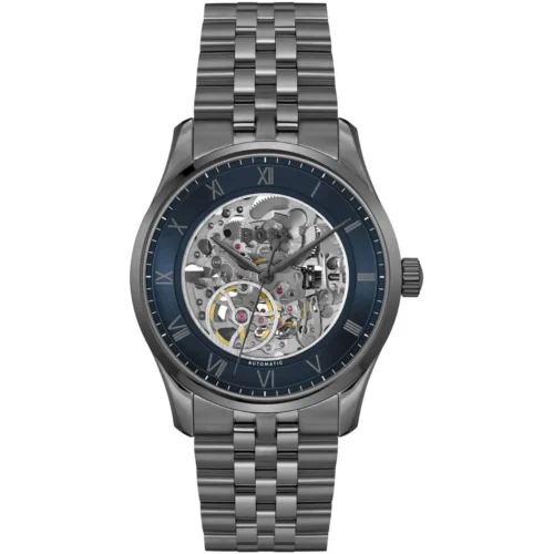 1514254-hugo-boss-watch-automatic-men-gunstainless-steel-metal-blue-dial-stainless-steel-metal-gray-strap-analog-three-hand-principle-skeleton Hugo Boss Watch For Men 1514254