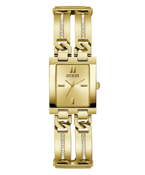 Original-Guess-Watch-Women-Model-Just-Time-GW0668L2-Gold-dial-Stainless-Steel-strap-Analog-display-Quartz-Battery-movement Guess Watch For Women GW0668L2