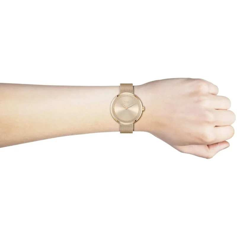 1502548-hugo-boss-watch-women-crystals-rose-gold-dial-metal-stainless-mesh-strap-quartz-battery-analog-three-hand-praise_8 Hugo Boss Watch For Women 1502548