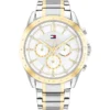 1782555-tommy-hilfiger-watch-women-silver-dial-metal-stainless-steel-rose-gold-strap-quartz-battery-analog-kenzie Tommy Hilfiger Watch For Women 1782555