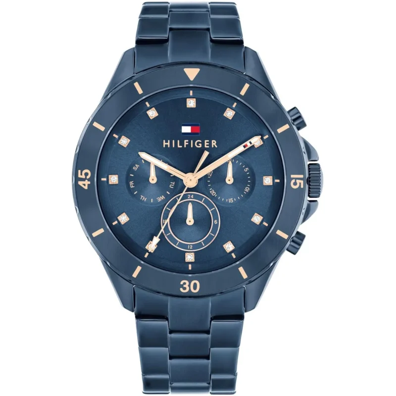 1782743-tommy-hilfiger-watch-women-blue-dial-metal-stainless-steel-strap-quartz-analog-mellie Tommy Hilfiger Watch For Women 1782743