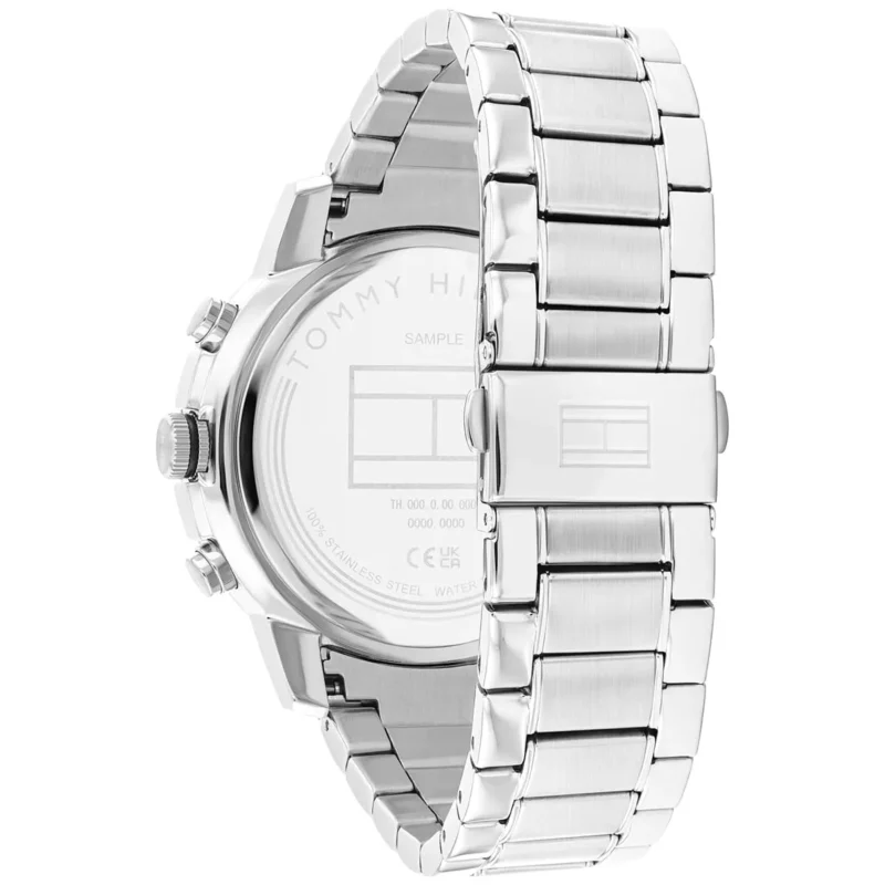 1792106-tommy-hilfiger-watch-men-black-dial-metal-stainless-steel-silver-strap-quartz-analog-troy_3 Tommy Hilfiger Watch For Men 1792106