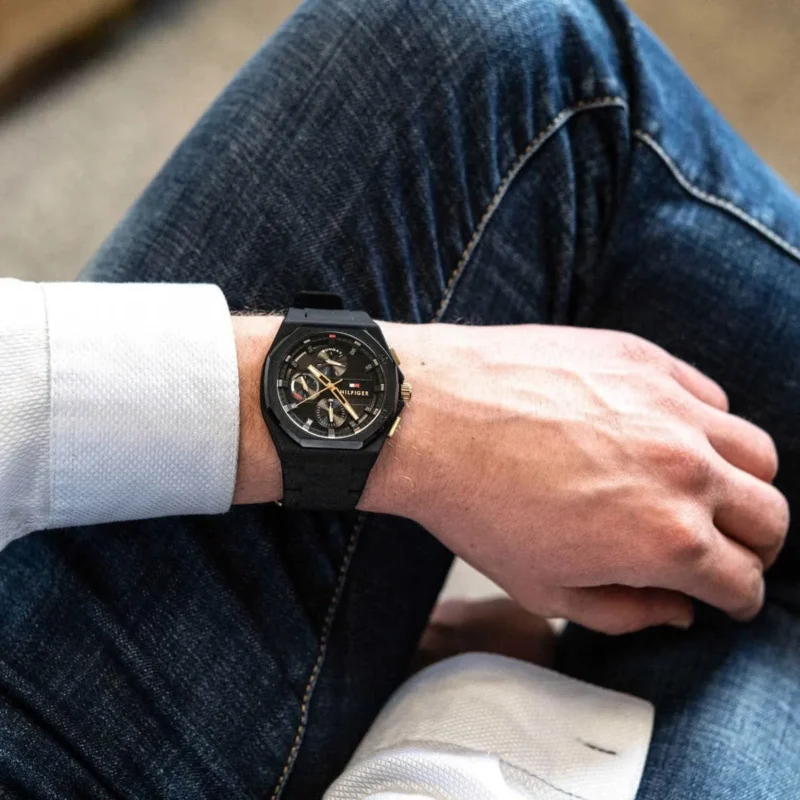 1792120-tommy-hilfiger-watch-men-black-dial-rubber-strap-quartz-analog-neo_12 Tommy Hilfiger Watch For Men 1792120