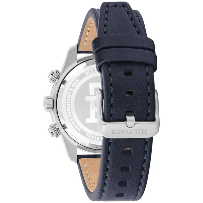 1792187-tommy-hilfiger-watch-chronograph-men-blue-dial-leather-navy-strap-quartz-analog-th85_3 Tommy Hilfiger Watch For Men 1792187