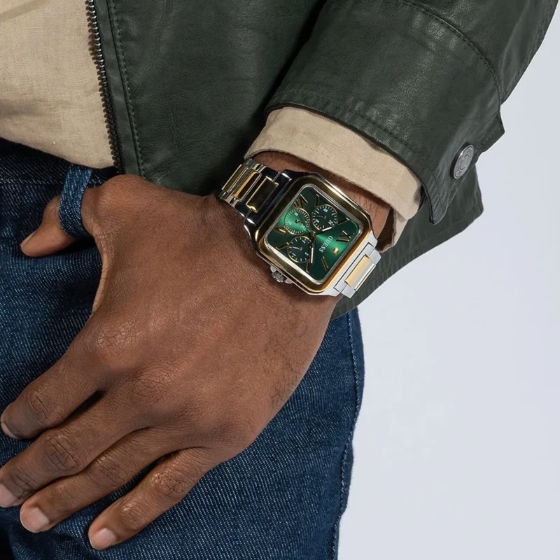 gw0631g1-guess-watch-men-square-green-dial-metal-stainless-steel-silver-gold-strap-quartz-battery-analog-dress_10 Guess Watch For Men GW0631G1