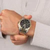 1710621-tommy-hilfiger-watch-5atm-water-resist-men-two-tone-black-dial-metal-stainless-steel-silver-gold-strap-quartz-analog-walker_4 Tommy Hilfiger Watch For Men 1710621