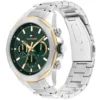1710651-tommy-hilfiger-watch-men-green-dial-metal-stainless-steel-silver-strap-quartz-analog-lars_2 Tommy Hilfiger Watch For Men 1710651