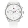 1792072-tommy-hilfiger-watch-men-white-dial-rubber-strap-quartz-battery-analog-wild Tommy Hilfiger Watch For Men 1792072
