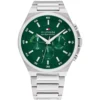1792088-tommy-hilfiger-watch-men-green-dial-metal-stainless-steel-silver-strap-quartz-battery-analog-dexter Tommy Hilfiger Watch For Men 1792088