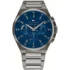 1792089-tommy-hilfiger-watch-men-blue-dial-metal-stainless-steel-gray-strap-quartz-battery-analog-dexter Tommy Hilfiger Watch For Men 1792089