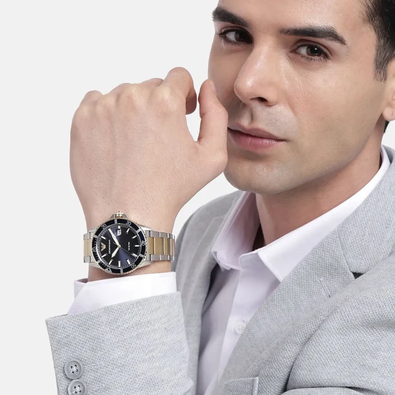 ar11682-emporio-armani-watch-100-meters-men-two-tone-blue-dial-metal-stainless-steel-silver-gold-strap-quartz-analog-chronograph-world-explorer_17 Emporio Armani Watch For Men AR11682