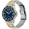 ar11682-emporio-armani-watch-100-meters-men-two-tone-blue-dial-metal-stainless-steel-silver-gold-strap-quartz-analog-chronograph-world-explorer_4 Emporio Armani Watch For Men AR11682