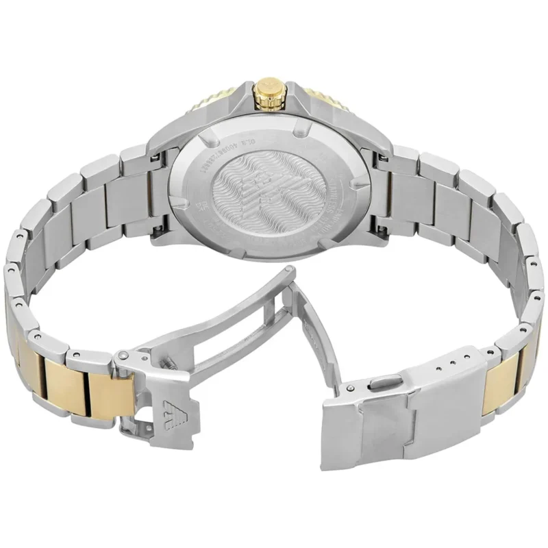 ar11682-emporio-armani-watch-100-meters-men-two-tone-blue-dial-metal-stainless-steel-silver-gold-strap-quartz-analog-chronograph-world-explorer_9 Emporio Armani Watch For Men AR11682