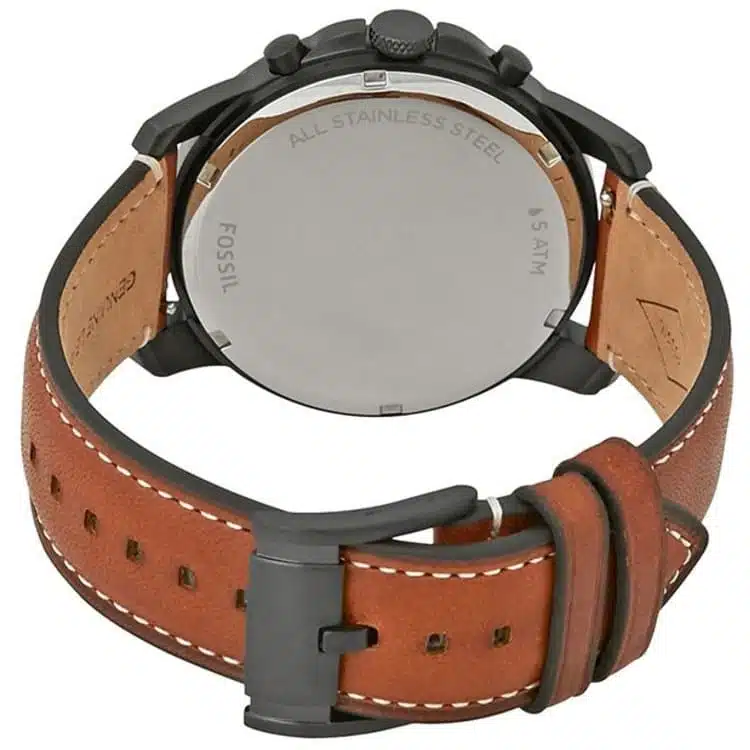 fs5241-fossil-watch-men-brown-leather-strap-black-dial-grant-1 Fossil Watch For Men FS5241