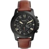 fs5241-fossil-watch-men-brown-leather-strap-black-dial-grant Fossil Watch For Men FS5241
