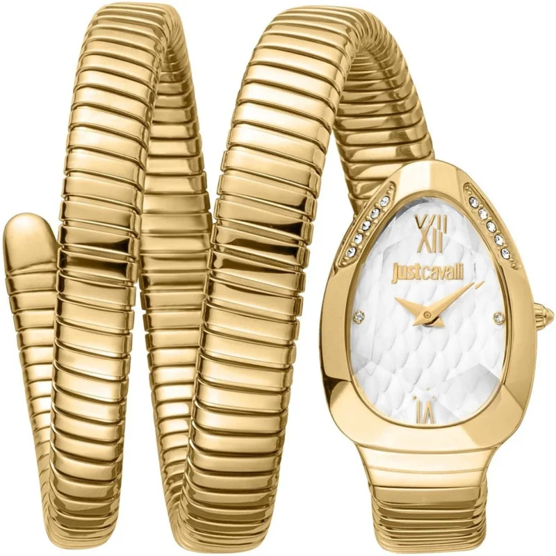 jc1l224m0035-just-cavalli-watch-signature-snake-women-silver-dial-gold-stainless-steel-strap-triple-wrap-crystals jc1l224m0035-just-cavalli-watch-signature-snake-women-silver-dial-gold-stainless-steel-strap-triple-wrap-crystals