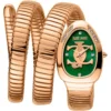 jc1l228m0055-just-cavalli-watch-signature-snake-women-green-dial-rose-gold-stainless-steel-strap-triple-wrap-crystals-jc-logo Just Cavalli Watch For Women JC1L228M0055