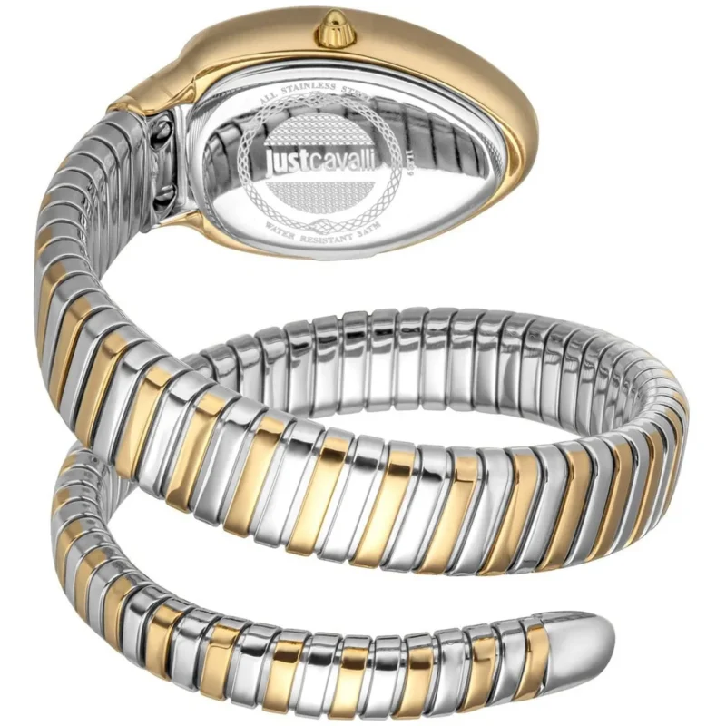 jc1l229m0065-just-cavalli-watch-signature-snake-women-silver-dial-gold-stainless-steel-strap-double-wrap-bracelet-crystals-two-tone-mother-of-pearl_2 Just Cavalli Watch For Women JC1L229M0065