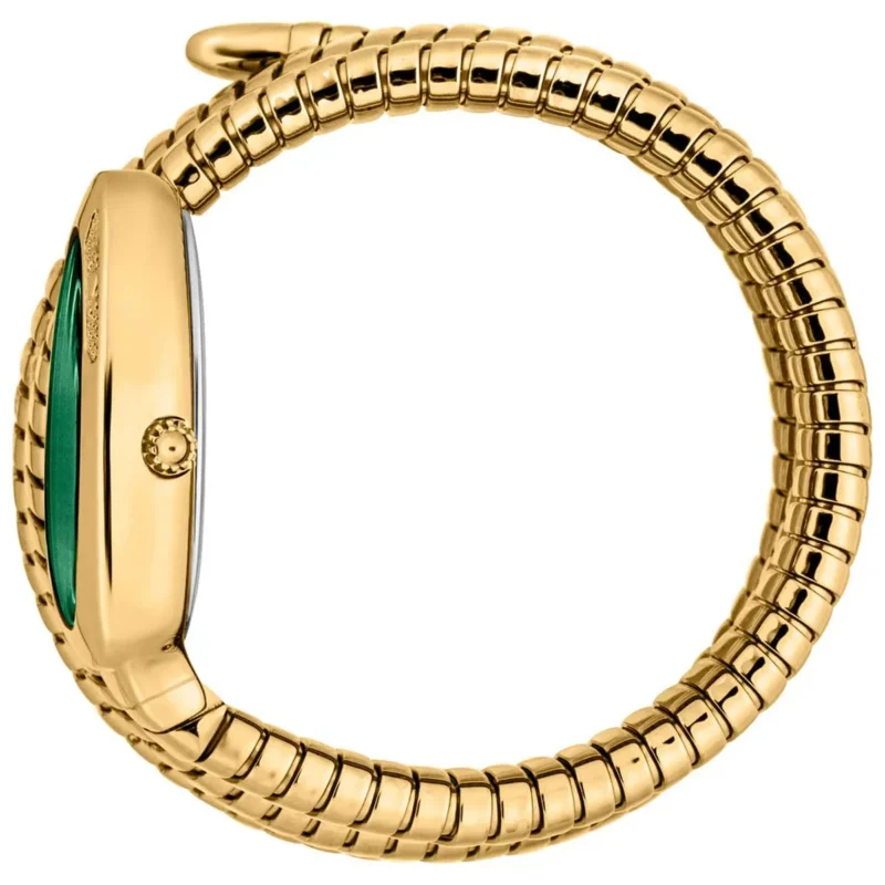 jc1l232m0035-just-cavalli-watch-signature-snake-women-green-dial-gold-stainless-steel-strap-triple-wrap-crystals_3 Just Cavalli Watch For Women JC1L232M0035