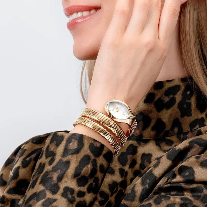 jc1l248m0025-just-cavalli-watch-signature-snake-women-silver-dial-gold-stainless-steel-strap-triple-wrap-crystals_4 Just Cavalli Watch For Women JC1L248M0025