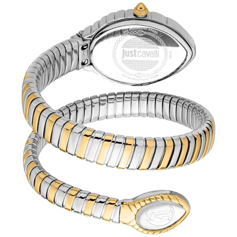 jc1l322m0055-just-cavalli-watch-signature-snake-women-silver-dial-gold-stainless-steel-strap-double-wrap-bracelet-crystals-two-tone_2 Just Cavalli Watch For Women JC1L322M0055
